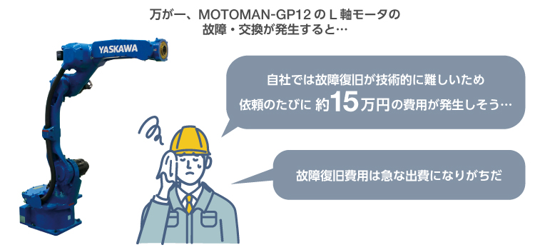 01_ロボットを導入したいが、保証期間終了後の保全費用に不安がある