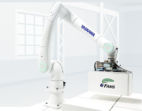 人協働ロボットによるスマートパレタイズ イメージ