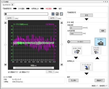 リップル補償調整画面