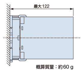 ソケットを取付けた状態