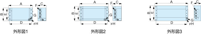 簡易形ノイズフィルタ(ケース無し)