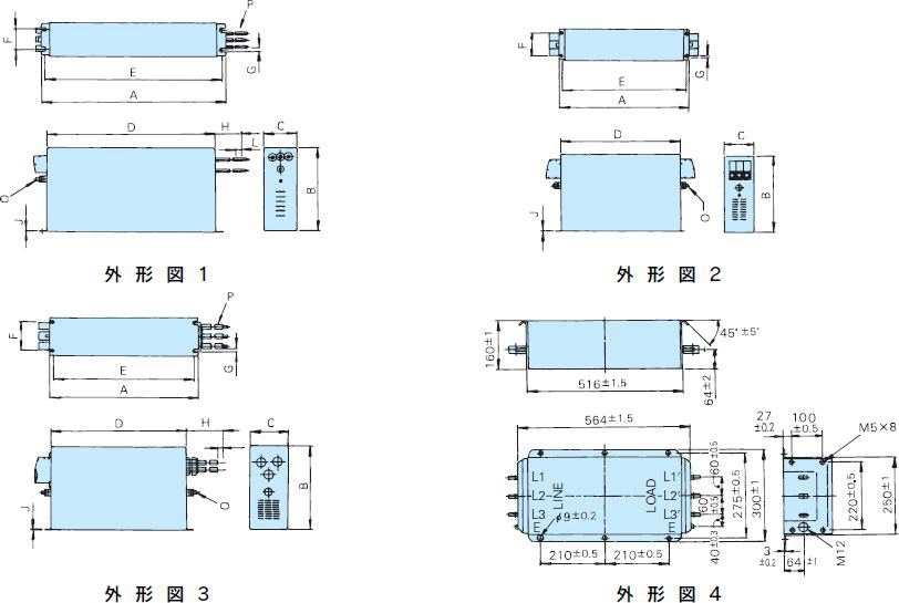 シャフナーEMC(株)製ノイズフィルタ