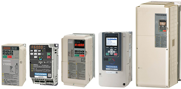 GA700、GA500、A1000、V1000、U1000の5機種の汎用インバータ