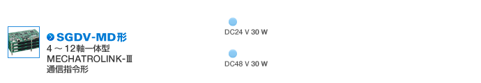 SGD-MDV形 4～12軸一体型 MECHATROLINK‐III通信